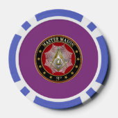 [400] Master Mason - Platz und Kompasse 3. Stufe Pokerchips (Rückseite)