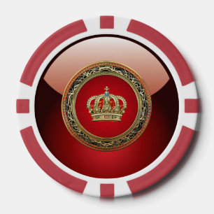 [400] Prinzessin King-Queen Crown [Belg.Gold] Pokerchips