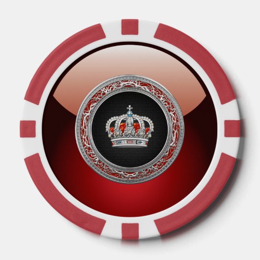 [400] Prinzessin King-Queen Crown [Silver] Pokerchips (Vorderseite)