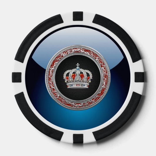 [400] Prinzessin King-Queen Crown [Silver] Pokerchips (Vorderseite)