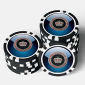 [400] Prinzessin King-Queen Crown [Silver] Pokerchips (Stapel)