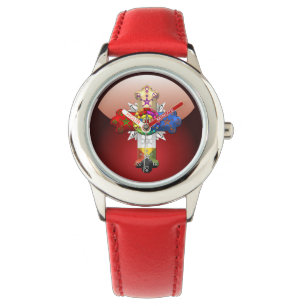 [400] Rosiges Kreuz (Rose Croix) Armbanduhr