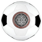 [400] Sacred Celtic Silver Knot Cross Fußball (Gedreht)