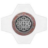 [400] Sacred Celtic Silver Knot Cross Fußball (Flach)