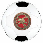 [400] Sacred Gold Octopus in Defensive Posture Fußball (Vorderseite)