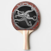 [400] Sacred Silver Octopus in Defensive Posture Tischtennis Schläger (Vorderseite)