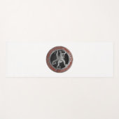 [400] Sacred Silver Octopus in Defensive Posture Yogamatte (Vorderseite (Horizontal))