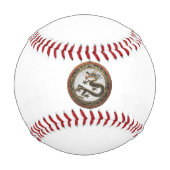 [400] Schwarzer und Gold Heiliger Ostdrache Baseball (Rückseite)