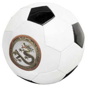 [400] Schwarzer und Gold Heiliger Ostdrache Fußball