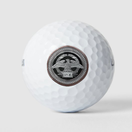 [400] Silberrömischer Kaiseradler über Medallion Golfball (Vorderseite)
