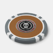 [400] Silberschädel Pokerchips (Einzeln)