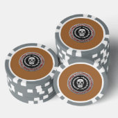[400] Silberschädel Pokerchips (Stapel)