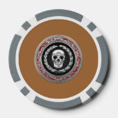 [400] Silberschädel Pokerchips (Rückseite)
