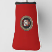 [400] Tempelwappen der Ritter Golf Headcover (Rotieren 90)