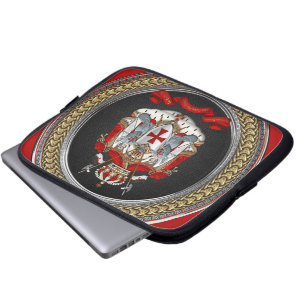[400] Tempelwappen der Ritter Laptopschutzhülle