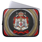 [400] Tempelwappen der Ritter Laptopschutzhülle (Vorderseite)
