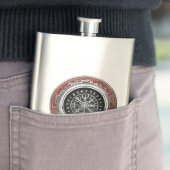 [400] Vegvisir - Viking Silver Magic Runic Compass Flachmann (Beispiel)