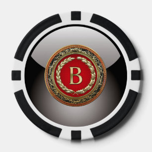 [400] Vintages Monogramm "B" Pokerchips