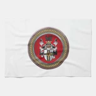 [400] Wappen-Teutonenkappe Geschirrtuch