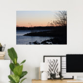 4015 Bay Sunset Poster (Heimbüro)