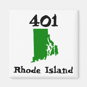 401, Gebietscode der Insel Rhode Magnet
