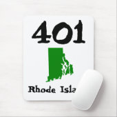 401, Gebietscode der Insel Rhode Mousepad (Mit Mouse)