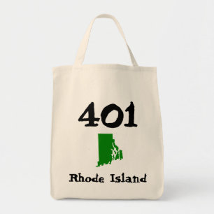 401, Gebietscode der Insel Rhode Tragetasche