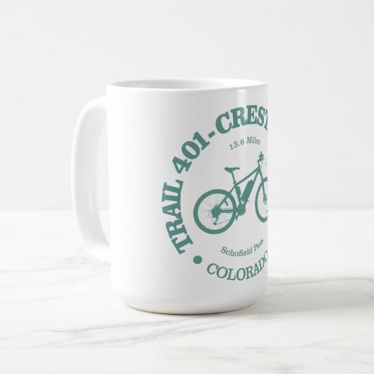 401 Trail - Crested Butte (MB) Kaffeetasse (Vorderseite Links)
