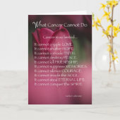 4021 Was Krebs nicht tun kann Karte (Gelbe Blume)