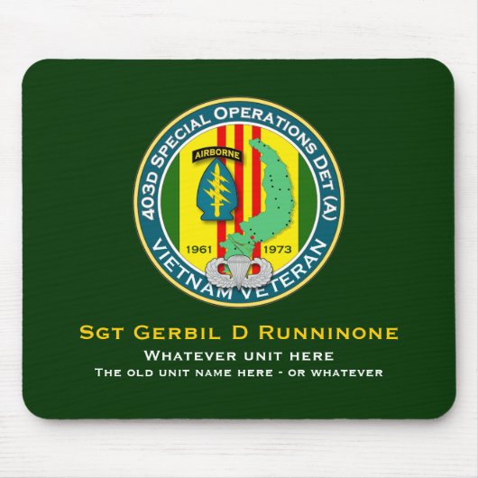 403d SODA 2 - ASA Vietnam Mousepad (Vorne)