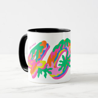 404 Coded Drip Typography PNG | Farbige Schmelz G Tasse