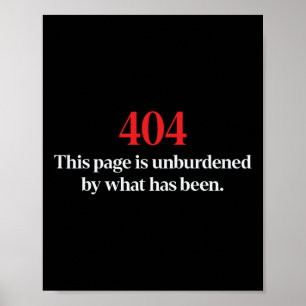 404 Diese Seite ist unbelastet von dem, was Trump  Poster