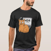 404 Error Brain Not Found Funny Programmer Coder C T-Shirt (Vorderseite)
