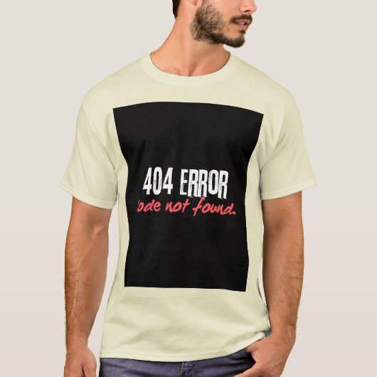 404 Error Men T - Shirt (Vorderseite)