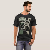 404 Error Psychological Thriller Art T-Shirt (Vorne ganz)