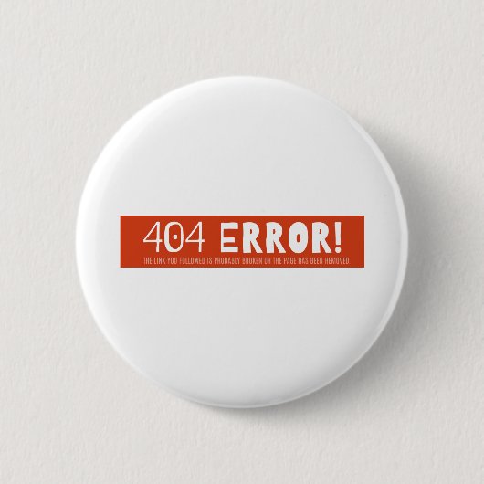 404 Fehler Button (Vorderseite)