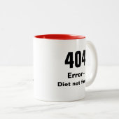 404 Fehler - gefundene Tasse der Diät nicht (VorderseiteRechts)