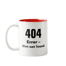 404 Fehler - gefundene Tasse der Diät nicht