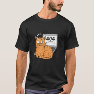404 Fehler Gehirn nicht gefunden Lustiger Programm T-Shirt