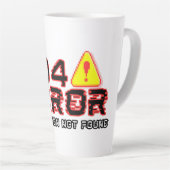 404 Fehler - Motivation wurde nicht gefunden Milchtasse (Rechte Ecke)