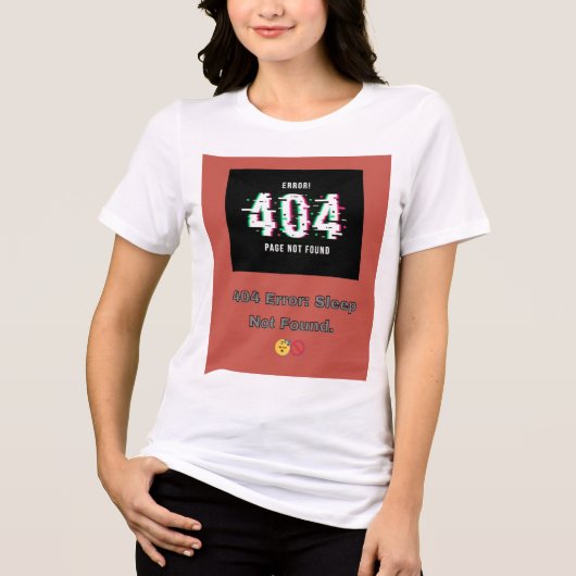 404 Fehler: Schlaf nicht gefunden. 😴 🚫 Tri-Blend Shirt (Vorderseite)