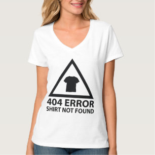 404 Fehler: Shirt wurde nicht gefunden