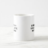 404 Fehler : Social Life not found Coffee Tasse (Mittel)