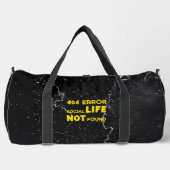404 Fehler Soziales Leben nicht gefunden - Funny Duffle Bag (Vorderseite)