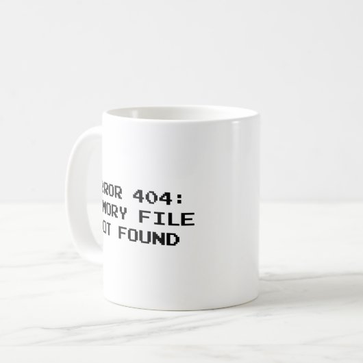 404 Fehler : Speicherdatei wurde nicht gefunden Ka Kaffeetasse (Vorderseite Links)