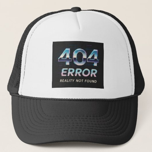 404 Fehlercode Truckerkappe (Vorderseite)