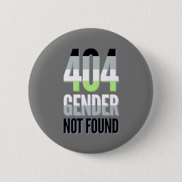 404 Geschlecht nicht gefundener Agender Button