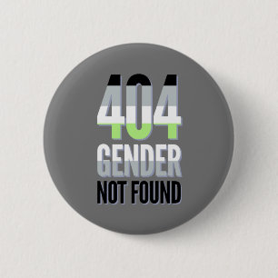 404 Geschlecht nicht gefundener Agender Button