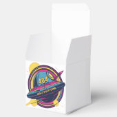 404 Gravity not found - Retro Space Pop Art Geschenkschachtel (Geöffnet)