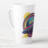 404 Gravity not found - Retro Space Pop Art Milchtasse (Linke Ecke)